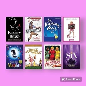 American Musical Theatre Posters Set of 8 11.5 x 16.5 inches